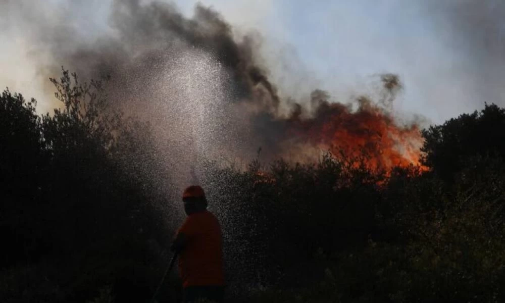 Άλλη μια δύσκολη νύχτα στα Βίλια: Πύρινο μέτωπο χιλιομέτρων- Μάχη μην ξεφύγουν οι αναζωπυρώσεις